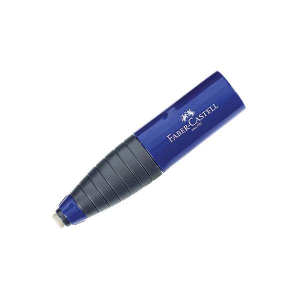 FABER-CASTELL ΞΥΣΤΡΑ-ΓΟΜΑ COMBI ΦΟΥΞΙΑ & ΜΠΛΕ