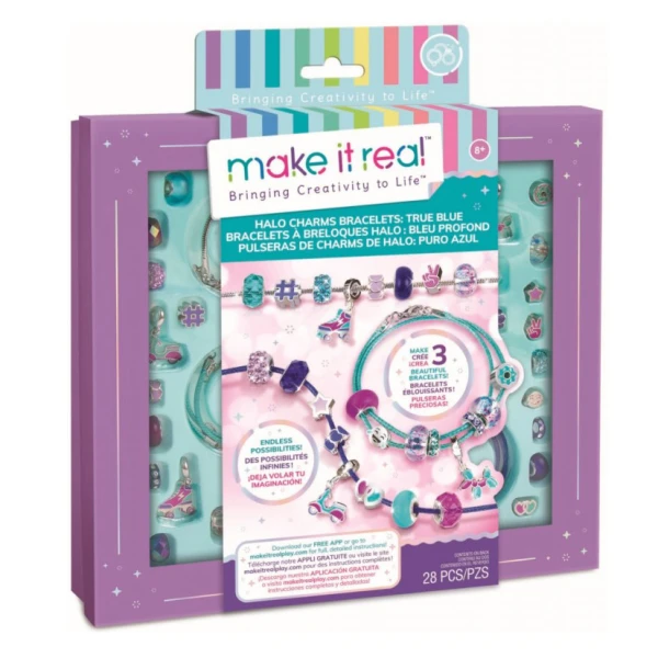 MAKE IT REAL - HALO CHARMS BRACELETS: TRUE BLUE