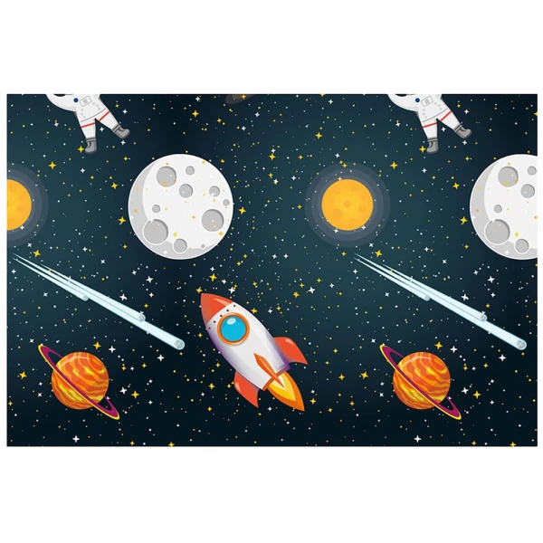 SPACE ROCKET ΠΛΑΣΤΙΚΟ ΤΡΑΠΕΖΟΜΑΝΤΗΛΟ 120Χ180 εκ.
