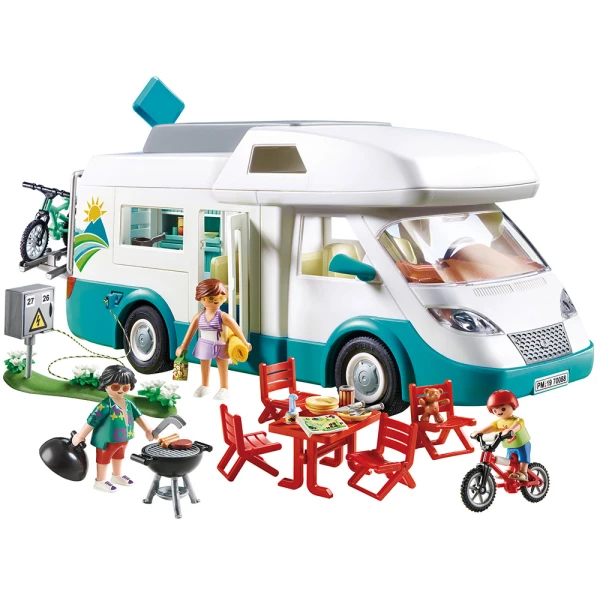 PLAYMOBIL FAMILY FUN ΑΥΤΟΚΙΝΟΥΜΕΝΟ ΟΙΚΟΓΕΝΕΙΑΚΟ ΤΡΟΧΟΣΠΙΤΟ