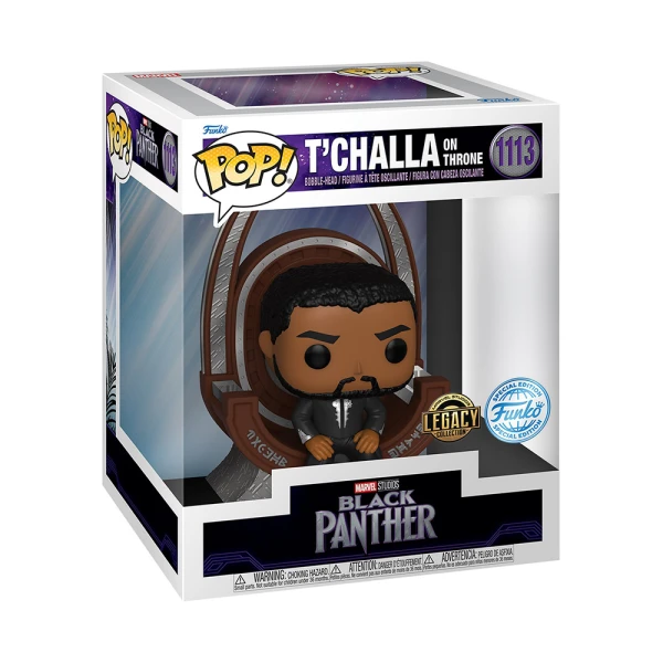 FUNKO POP! DELUXE MARVEL BLACK PANTHER LEGACY S1 ΦΙΓΟΥΡΑ ΒΙΝΥΛΙΟΥ T\'CHALLA THRONE 1113