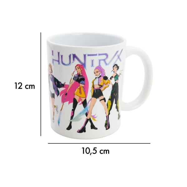 ΚΕΡΑΜΙΚΗ ΚΟΥΠΑ 325ml HUNTRIX K-POP DEMON HUNTERS