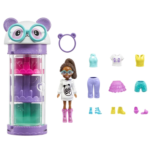 POLLY POCKET - ΚΟΥΚΛΑ ΜΕ ΜΟΔΕΣ ΣΕ ΚΥΛΙΝΔΡΟ HKW05