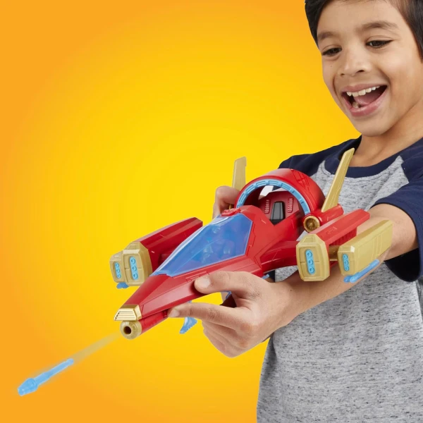 AVENGERS EPIC IRON MAN REPULSOR BLAST BATTLE JET ACTION FIGURE