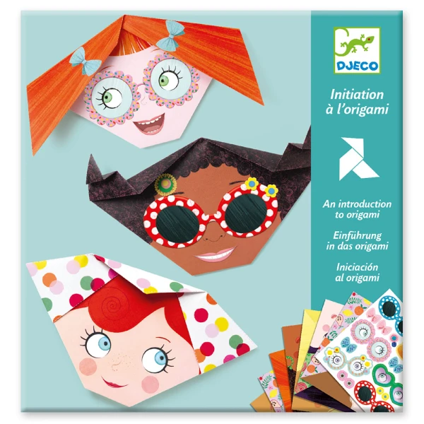 DJECO CREATE ORIGAMI GIRLS FACES