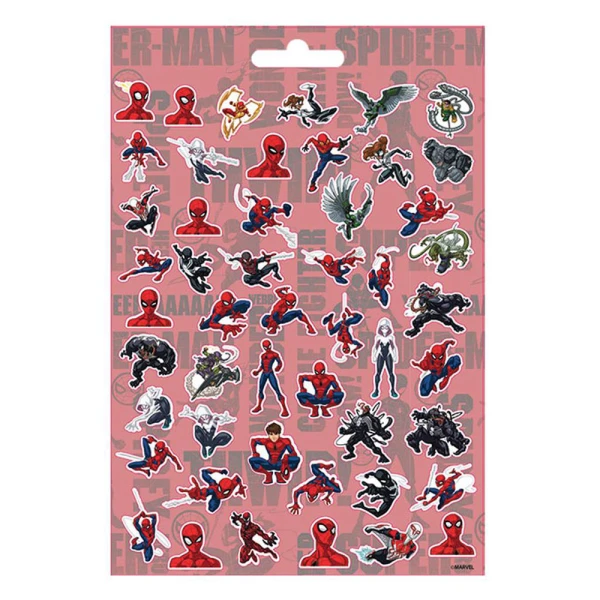 STICKERS 300 pcs. BLOCK 14.5X21.5 cm. SPIDERMAN