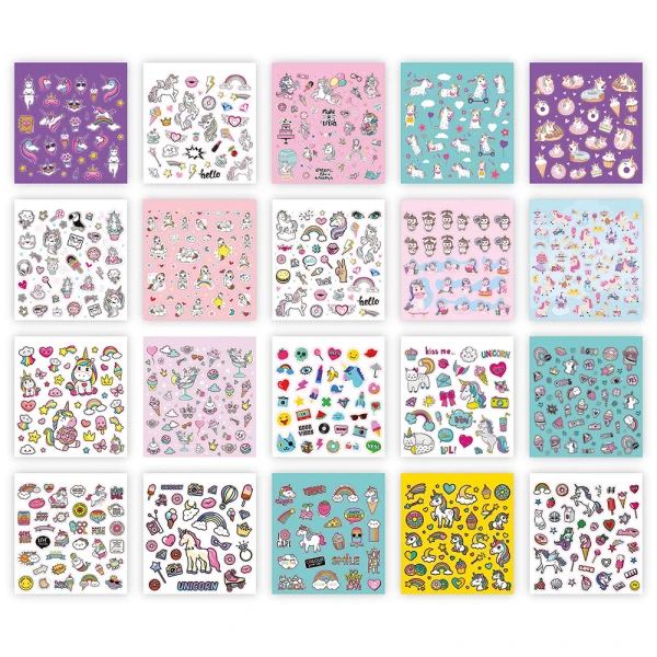AS NOTEBOOK WITH STICKERS - 3 DESIGNS