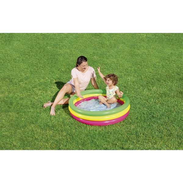 BESTWAY ΠΙΣΙΝΑ 102X25 cm SUMMER SET 3 ΔΑΚΤΥΛΙΟΙ