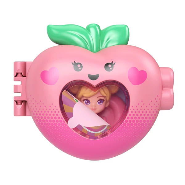 POLLY POCKET MINI ΣΕΤΑΚΙΑ ΜΕ ΦΡΟΥΤΑΚΙΑ - ΡΟΔΑΚΙΝΟ