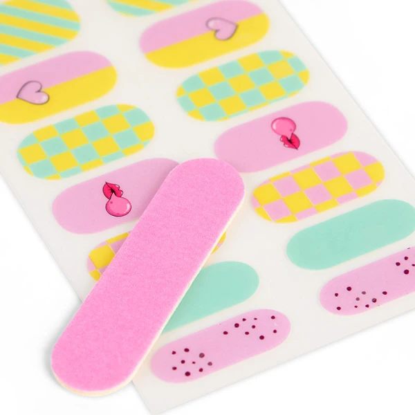 CREATE IT! CANDY EXPLOSION ΤΕΧΝΗΤΑ ΑΥΤΟΚΟΛΛΗΤΑ ΝΥΧΙΑ BUBBLEGUM