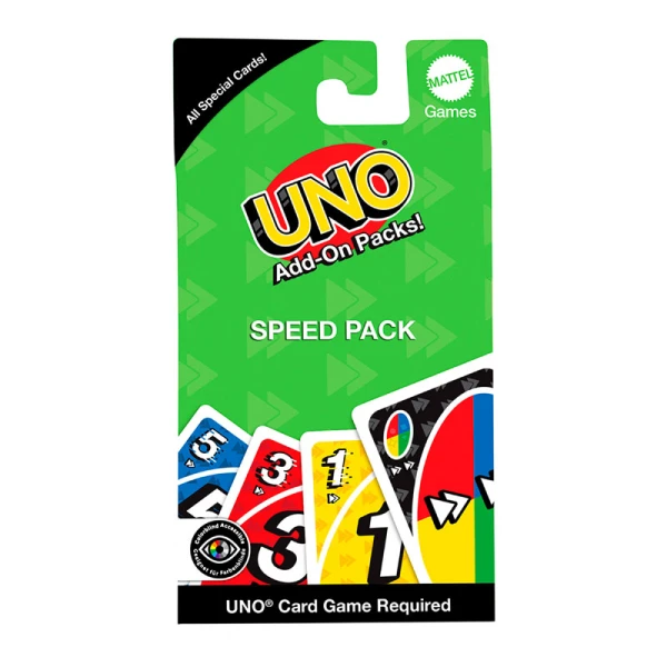 CARDS BOARD GAME UNO ADD-ON PACKS - SPEED PACK