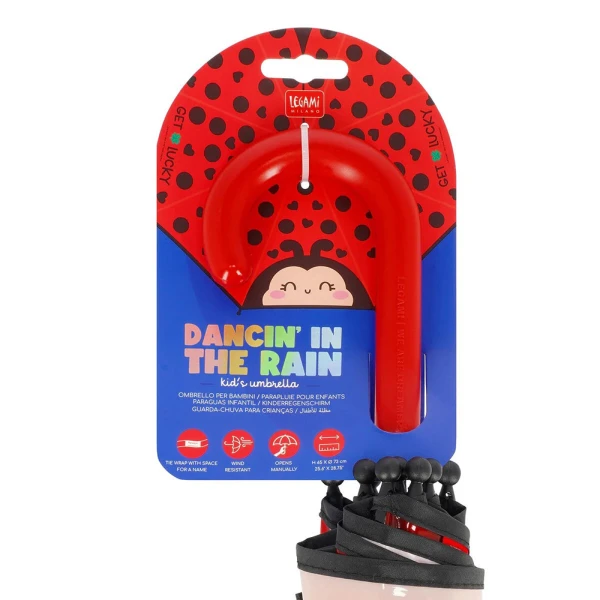 LEGAMI DANCIN\' IN THE RAIN ΠΑΙΔΙΚΗ ΟΜΠΡΕΛΑ LADYBUG