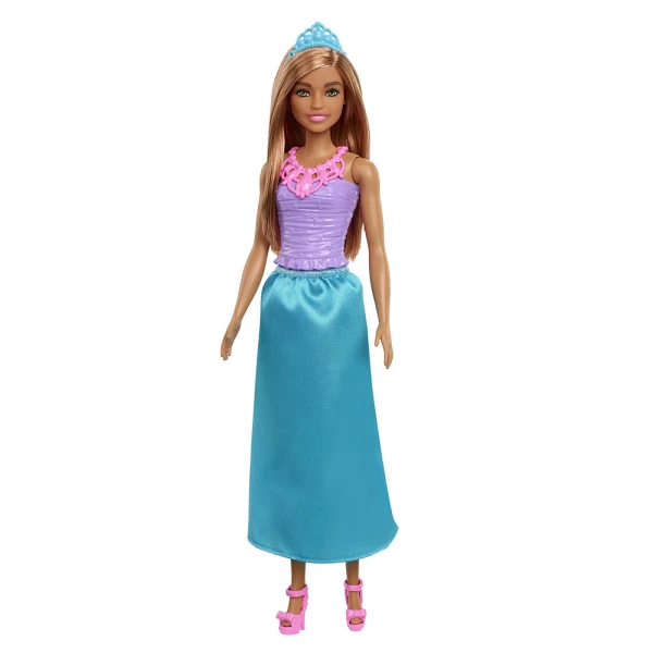 ΚΟΥΚΛΑ BARBIE ΠΡΙΓΚΙΠΙΚΟ ΦΟΡΕΜΑ ΜΩΒ-ΜΠΛΕ