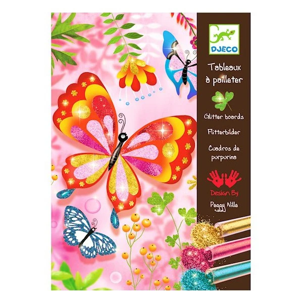 DJECO DESIGN WITH GLITTER BUTTERFLIES