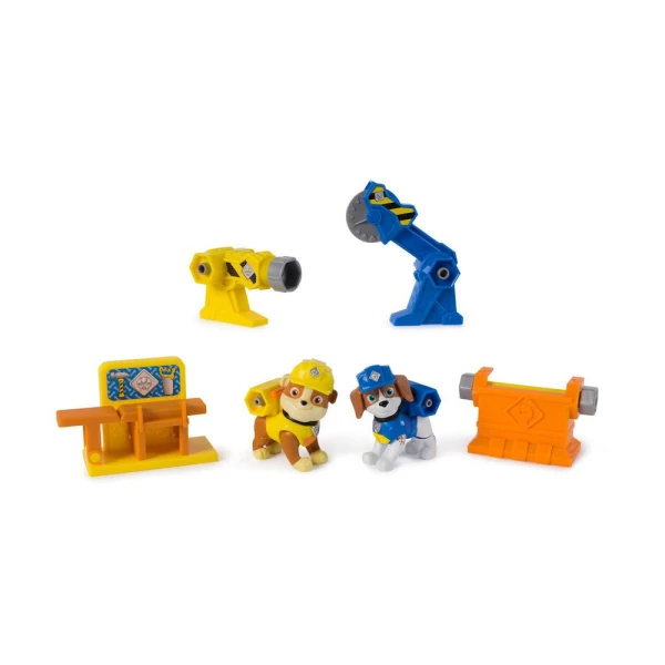PAW PATROL RUBBLE & CREW PUPPIES WITH TOOLS
