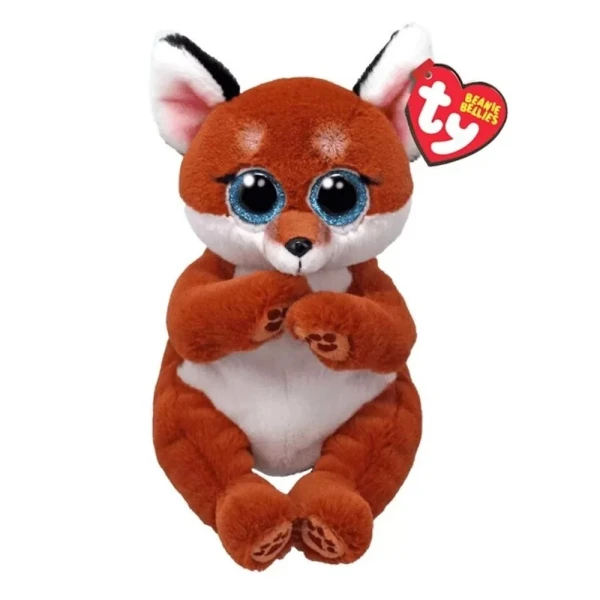 TY BEANIE BELLIES FLUFFY 15 cm FOX