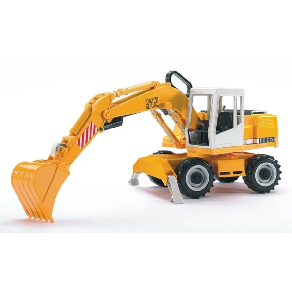 BRUDER EXCAVATOR LIEBHERR WITH TYRES
