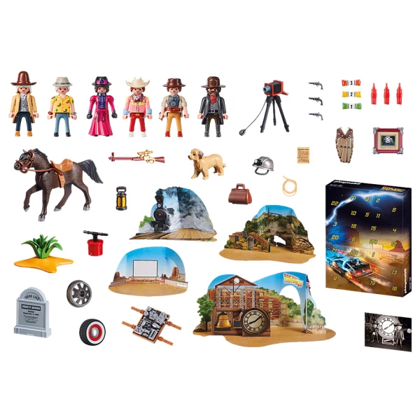 PLAYMOBIL BACK TO THE FUTURE CHRISTMAS CALENDAR WILD WEST