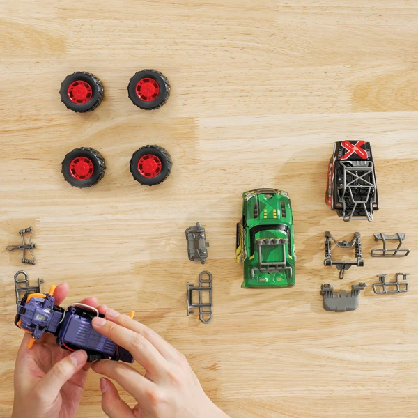 EXOST BUILD 2 DRIVE DELUXE SET (MIGHTY CRAWLER) REMOTE CONTROL & ASSEMBLED RACE CAR 