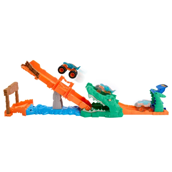 HOT WHEELS MONSTER TRUCKS ΠΙΣΤΑ ΕΞΟΝΤΩΣΗ ΚΡΟΚΟΔΕΙΛΟΥ