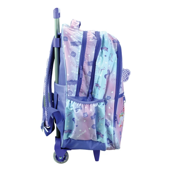 PRIMARY SCHOOL TROLLEY K-POP DEMON HUNTERS PURPLE HUNTRIX