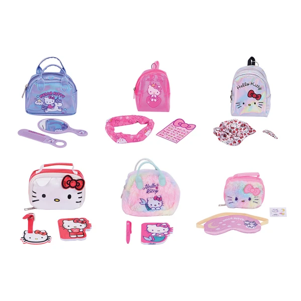 HELLO KITTY BAG WITH ACCESSORIES - 6 DESIGNS