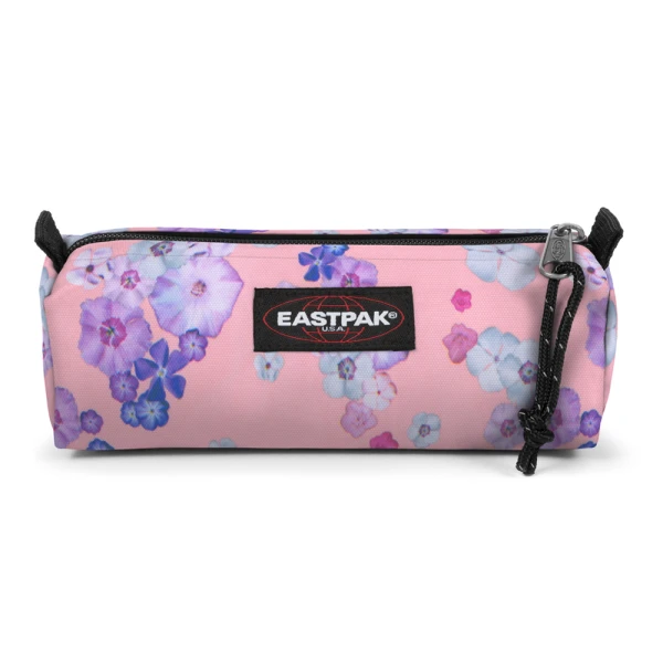 EASTPAK BENCHMARK SINGLE PENCIL CASE FLORAL BLOOM PINK