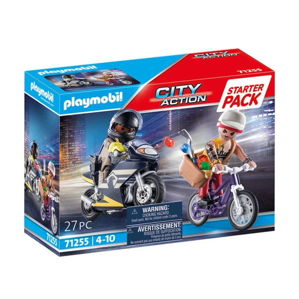 PLAYMOBIL CITY ACTION STARTER PACK SPECIAL FORCES AND THIEF