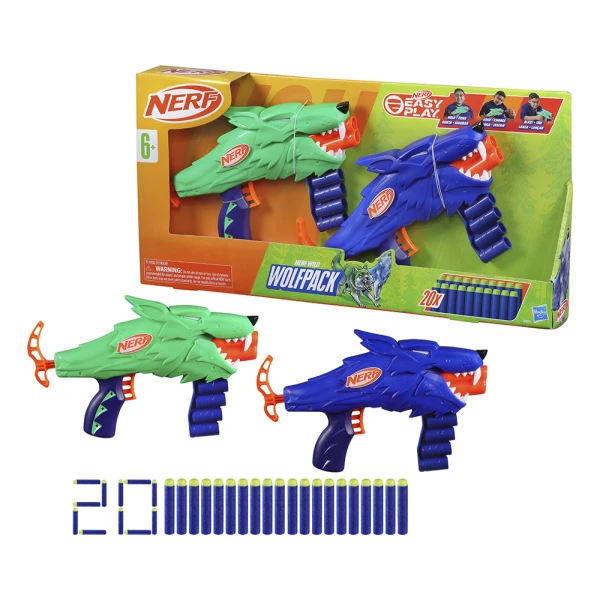 NERF EASY PLAY ΕΚΤΟΞΕΥΤΕΣ WILD WOLFPACK