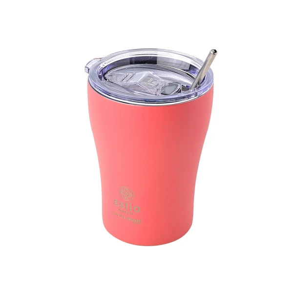 ESTIA HOME ART ΘΕΡΜΟΣ COFFEE MUG 350ml - FUSION CORAL