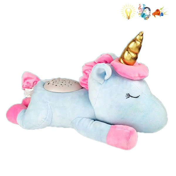 MUSIC PROJECTOR WITH SOUNDS UNICORN - ΣΙΕΛ