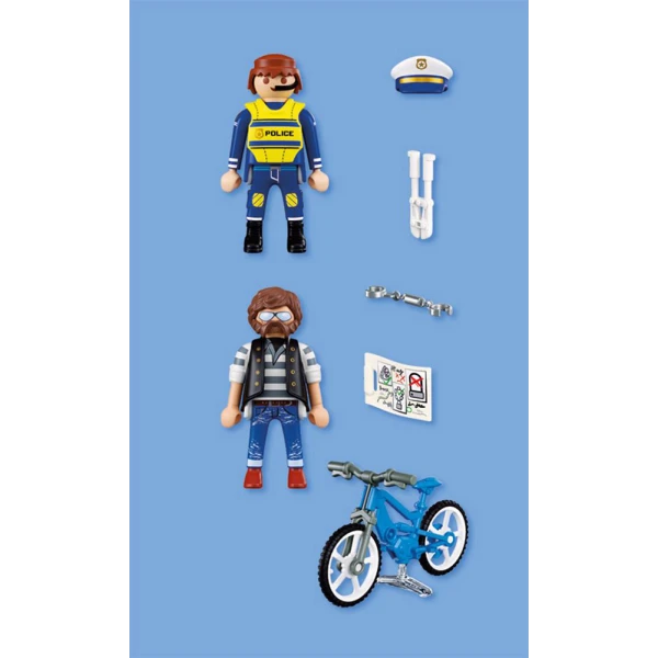 PLAYMOBIL ΑΣΤΥΝΟΜΙΚΟΣ ΚΑΙ ΚΛΕΦΤΗΣ ΠΟΔΗΛΑΤΩΝ