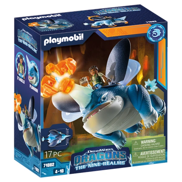 PLAYMOBIL DRAGONS THE NINE REALMS PLOWHORN & D\'ANGELO