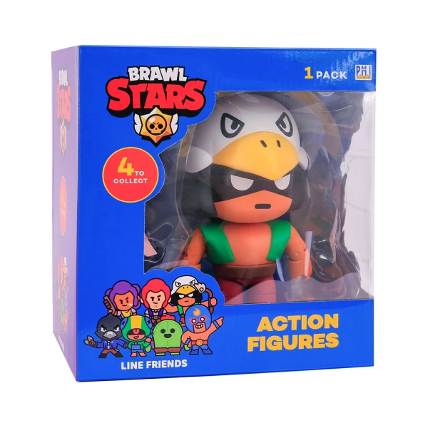 P.M.I. BRAWL STARS ACTION FIGURES 16.5 cm S1 BRW6500 - 4 DESIGNS
