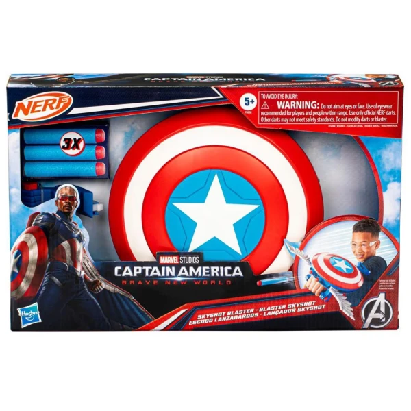 MARVEL CAPTAIN AMERICA BRAVE NEW WORLD NEFR SKYSHOT BLASTER
