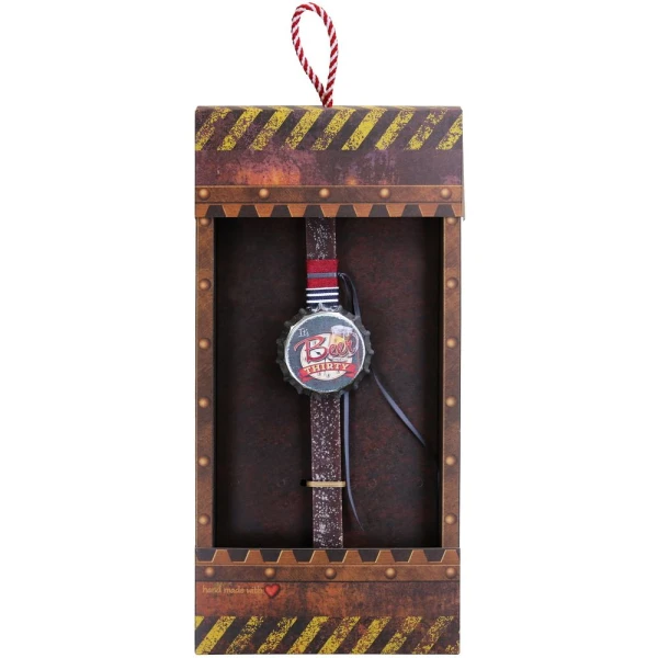 SYNCHRONIA HANDMADE CANDLE 30 cm MAGNET BOTTLE CAP OPENER CHOCOLATE