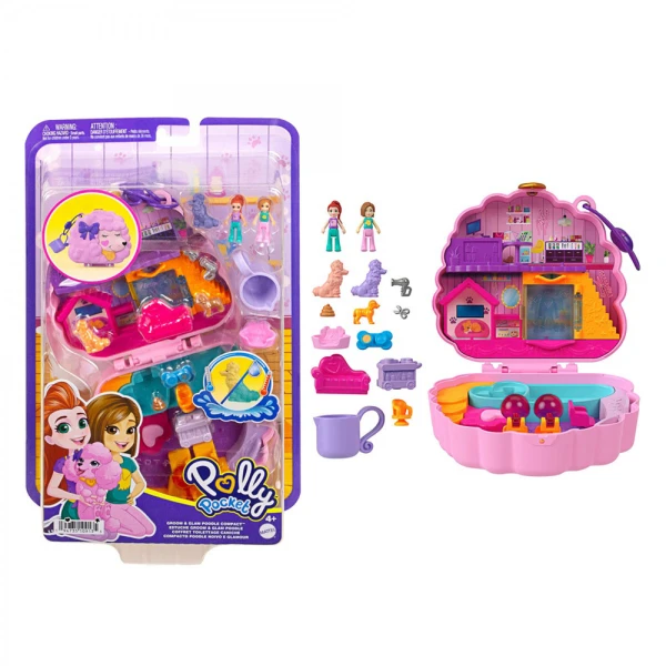 POLLY POCKET POLLY\'S WORLD - SET POODLES GROOMING