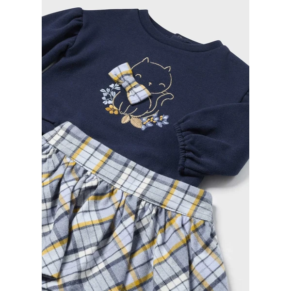 MAYORAL SET SKIRT SWEATER BLUE