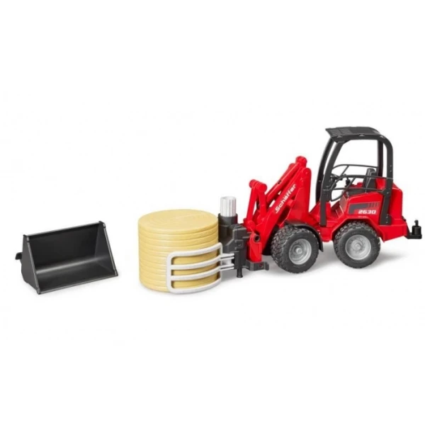 BRUDER SMALL COMBACT LOADER SCHAFFER 2630 AND CLARK