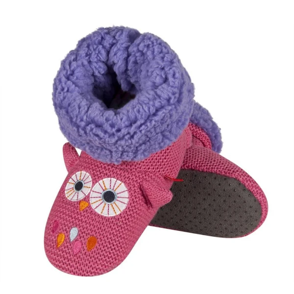 SOXO KIDS KNITTED SLIPPERS PINK
