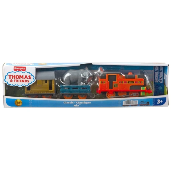 THOMAS THE TRAIN - MOTORIZED TRAIN WITH 2 WAGONS - CLASSIC NIA