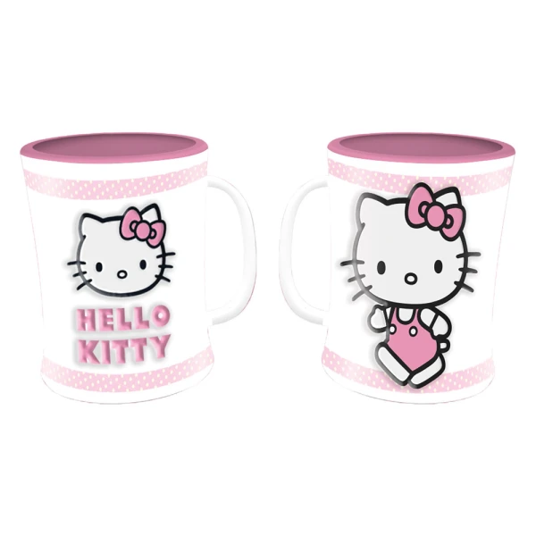 ΑΝΑΓΛΥΦΗ ΚΕΡΑΜΙΚΗ ΚΟΥΠΑ HELLO KITTY - ΡΟΖ