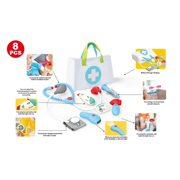 DOCTOR SET WITH BAG LIGHTS & SOUNDS