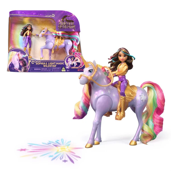 UNICORN ACADEMY ΜΙΚΡΗ ΚΟΥΚΛΑ SOPHIA & LIGHT MAGIC WILDSTAR