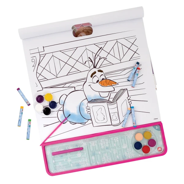 GIGA BLOCK DRAWING SET DISNEY FROZEN 5 IN 1 ICY ADVENTURE FOR AGES 3+
