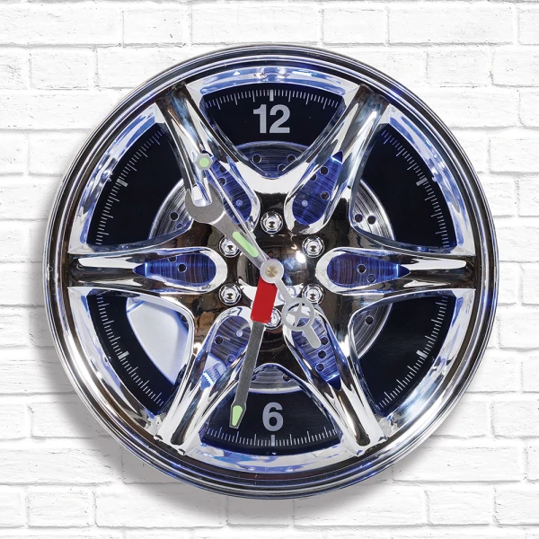 THE SOURCE LED WHEEL RIM CLOCK