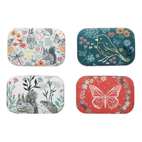 KIUB BOX 8.4X4.9X3.2 cm JARDIN - 4 DESIGNS