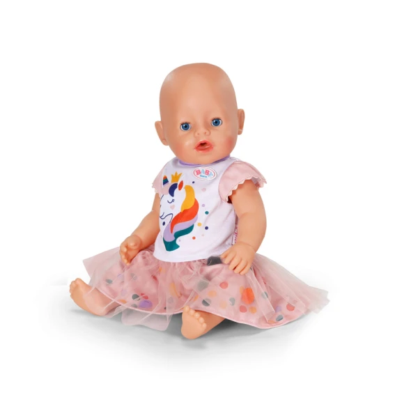 ZAPF CREATION BABY BORN DRESS UNICORN 43 cm
