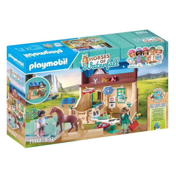 PLAYMOBIL HORSES OF THE WATERFALL RIDING THERAPY AND VETERINARY PRACTICE