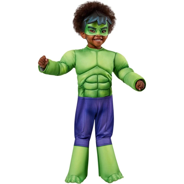 ΠΑΙΔΙΚΗ ΑΠΟΚΡΙΑΤΙΚΗ ΣΤΟΛΗ HULK DELUXE